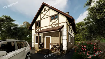 ᐉ Проекты домов с мансардой • заказать строительство мансардного дома от  строительной компании DEWPOINT