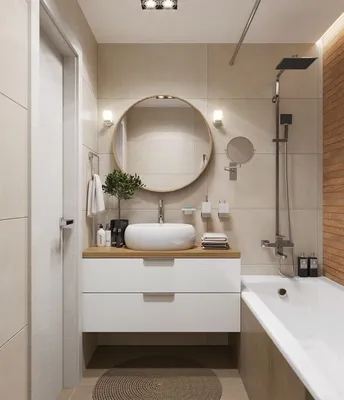 Дизайн зеркала в ванной фото