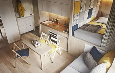 Дизайн однокомнатной квартиры 20 кв м фото