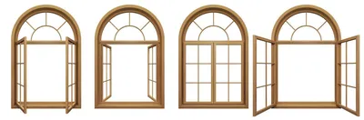 Нестандартные дизайн пластиковых окон: пластиковые окна с форточкой, ПК  ПолиТЭР, г.Иркутск