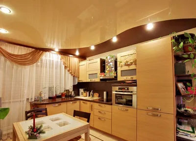 Потолок на кухне (80 фото): красивый дизайн и варианты отделки