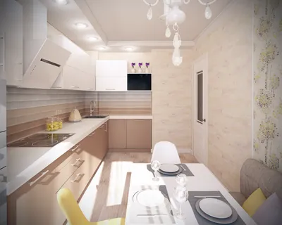 Дизайн кухни 9 м2 с окном. Интерьер кухни 9 кв м 2022 — секреты удачного  дизайна