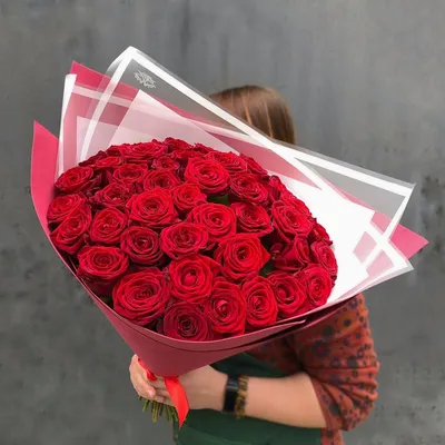 Букет из 41 розы - купить Букет из роз ☎ 8 (964) 914-35-62 Быстрая  Бесплатная Доставка по Краснодару✓ Моre Цветов