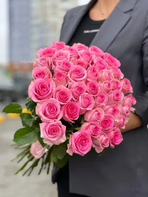 Букет из 41 розовой розы, артикул: 333028990, с доставкой в город  Калининград