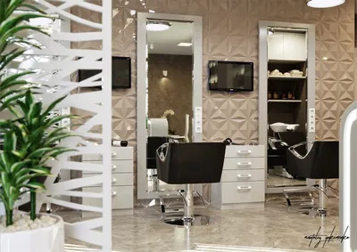 Мебель для салонов красоты и парикмахерских - 59 фото