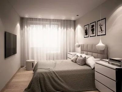 Дизайн спальни в хрущевке - 78 фото