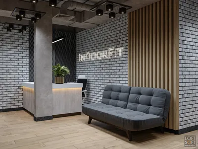 Дизайн спортивного клуба «InDoorFit»