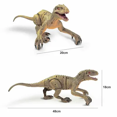 Радиоуправляемый коричневый динозавр Raptor Индоминус Рекс - 3701-2A купить  в интернет-магазине Toybest.ru