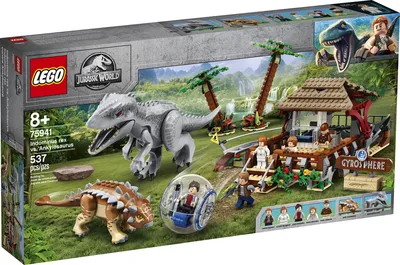 LEGO ЛЕГО Jurassic World Индоминус-рекс против анкилозавра 75941  (537деталей): продажа, цена в Запорожье. Конструкторы от \"BricksLife\" -  1485166485