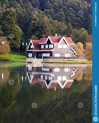 Дом на берегу озера для молодой семьи
