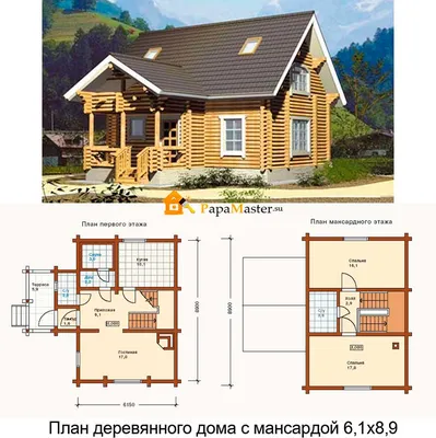 Что нужно знать о домах с мансардой и эркером. Примеры проектов | Папа  мастер!