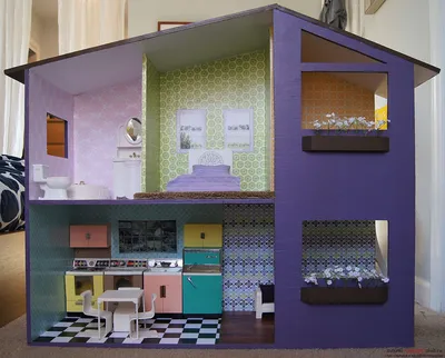 Как сделать кукольный домик из подручных средств своими руками? -  Практические моменты и советы для создания | Doll house plans, Diy barbie  house, Barbie house