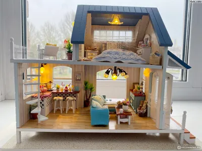 Румбокс «Кукольный домик с мебелью Caribbean». Бренд: Cute Room. Арт. А-037  - «Конструктор для взрослых 😁 Пляжный домик с освещением своими руками с  нуля!» | отзывы