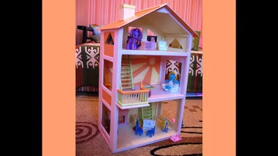 Кукольный домик своими руками:) - YouTube