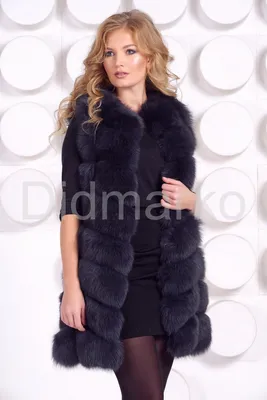 Красивая меховая жилетка, DMD660, цена 21000 руб.: купить женские меховые  жилетки в интернет-магазине