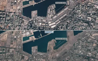 Россия передала Ливану фото взрыва в порту Бейрута со спутника — РБК