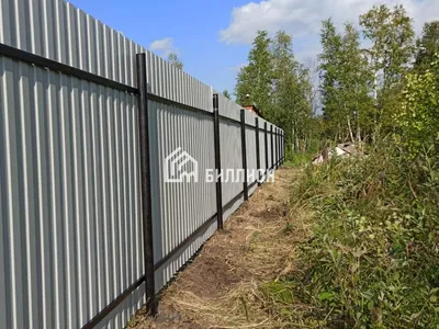 Забор из профнастила с полимерным покрытием \"Зеленый мох\" купить в Тюмени  недорого | Биллион
