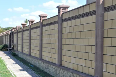 BernStone - Бернстон - Бернстоун - Купить забор Классика, бетонный блок,  опорные стены, габионы, камень Киев, Украина