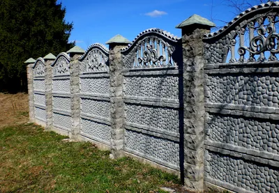 Забор рваный камень примеры и фото