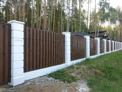 Заборы в Казани для частного дома купить по цене производителя,  строительство под ключ