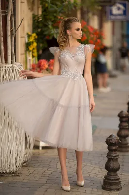 Платье для выпускного длины миди Lorange Raymond | Купить вечернее платье в  салоне Валенсия (Москва)