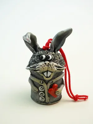 Колокольчик заяц сувенир в виде зайчика, цена 100 грн — Prom.ua  (ID#1425296780)