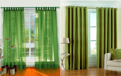 Зеленые шторы в гостиной: создаем уютный и гармоничный интерьер