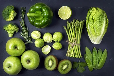 Холст 40х40 см «Зеленые овощи и фрукты» в Москве – купить по низкой цене в  интернет-магазине Леруа Мерлен