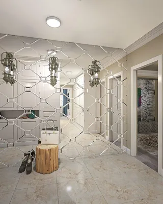 Зеркальная стена в оформлении квартиры