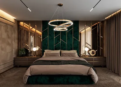 Зеркало в спальной комнате | Дизайн хозяйской спальни, Дизайн, Интерьеры  спальни