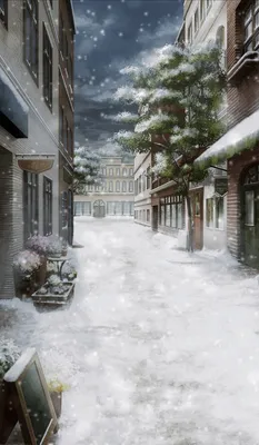 Улица города на зимний день во время снега Стоковое Изображение -  изображение насчитывающей автомобиль, цвет: 166550743