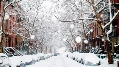 Зимняя улица - 52 фото