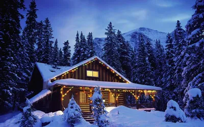 зимний дом Картинки дом в зимнем лесу #yandeximages | Зимний дом, Зимний  домик для отдыха, Кабина