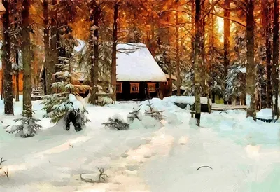 Сказочно красивый зимний лес - 63 фото