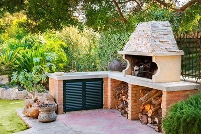 Рецепт загородного отдыха — летняя кухня на даче своими руками — Ботаничка
