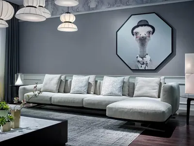 Квартира в серых тонах, 100 м² | Dinning room design, Dining room design,  Home interior design