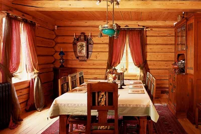 Старинный русский дом - 60 фото