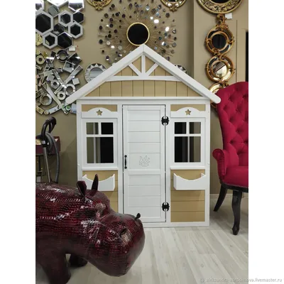 Деревянный домик для интерьера и дачи – купить на Ярмарке Мастеров –  J5TNCRU | Создание дизайна, Воронеж