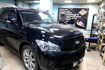 Infiniti QX56/QX80, замена штатных линз на Hella 3R + птф Morimoto в  Санкт-Петербурге