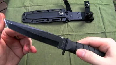 Тактический нож KA-BAR 1254 - Short Tanto Black | REIBERT.info