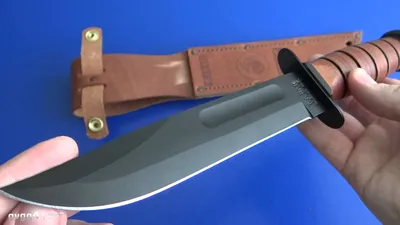 Боевой нож: Ka-Bar Full Size USMC - YouTube