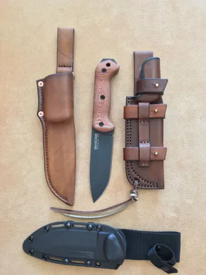 Ka-Bar BK 2 Custom Leather Sheath Handmade | Тактический нож, Ножи, Кожа