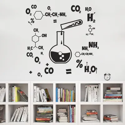 Оформление стен кабинета химии, биологии. Купить декор для классов средней  и старшей школы в Украине.