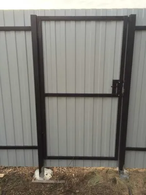 Ворота из профнастила своими руками: как сделать ворота из металлопрофиля с  калиткой