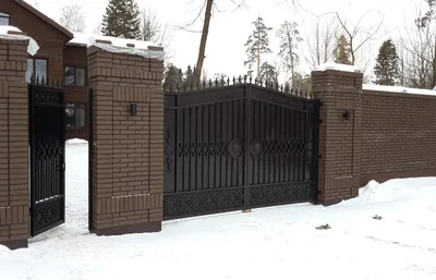 Чугунные ворота и калитки в Москве | Железная Гора