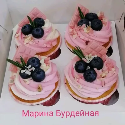 Ванильные капкейки – заказать на Ярмарке Мастеров – O7ZYMRU | Кулинарные  сувениры, Москва