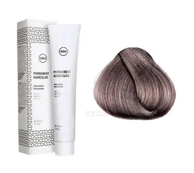 Краска для волос 360 Hair Professional HAIRCOLOR 8.12 светлый блондин  пепельно-фиолетовый 100 мл купить в Минске с доставкой