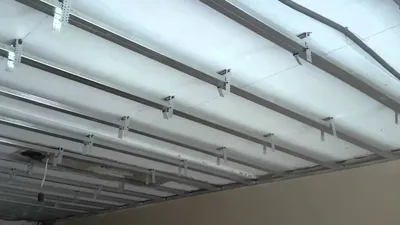 Каркас для гипсокартона на потолок — фото и схема гипсокартонного покрытия
