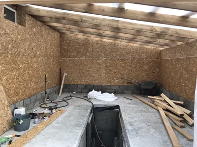 Что нам стоит гараж построить. Часть 3. Крыша | Пикабу