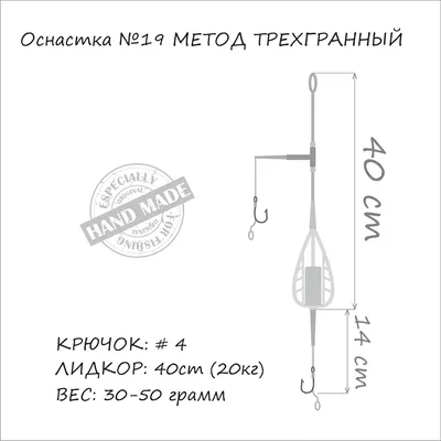 Купить Оснастка карповая ORANGE #19 Method Feeder Leadcore, для бойла, 40  гр, в уп. 1 шт оптом - доставка по России